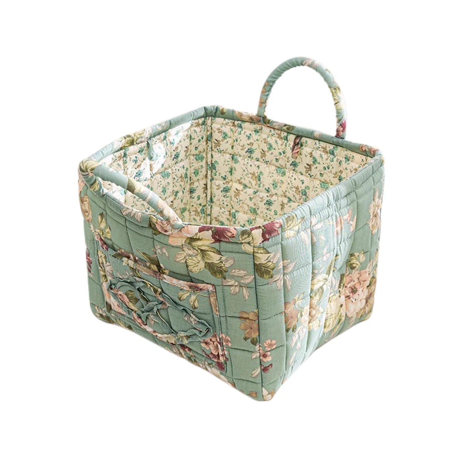  Large Fabric Storage Basket – Foldable Laundry Hamper with Handles