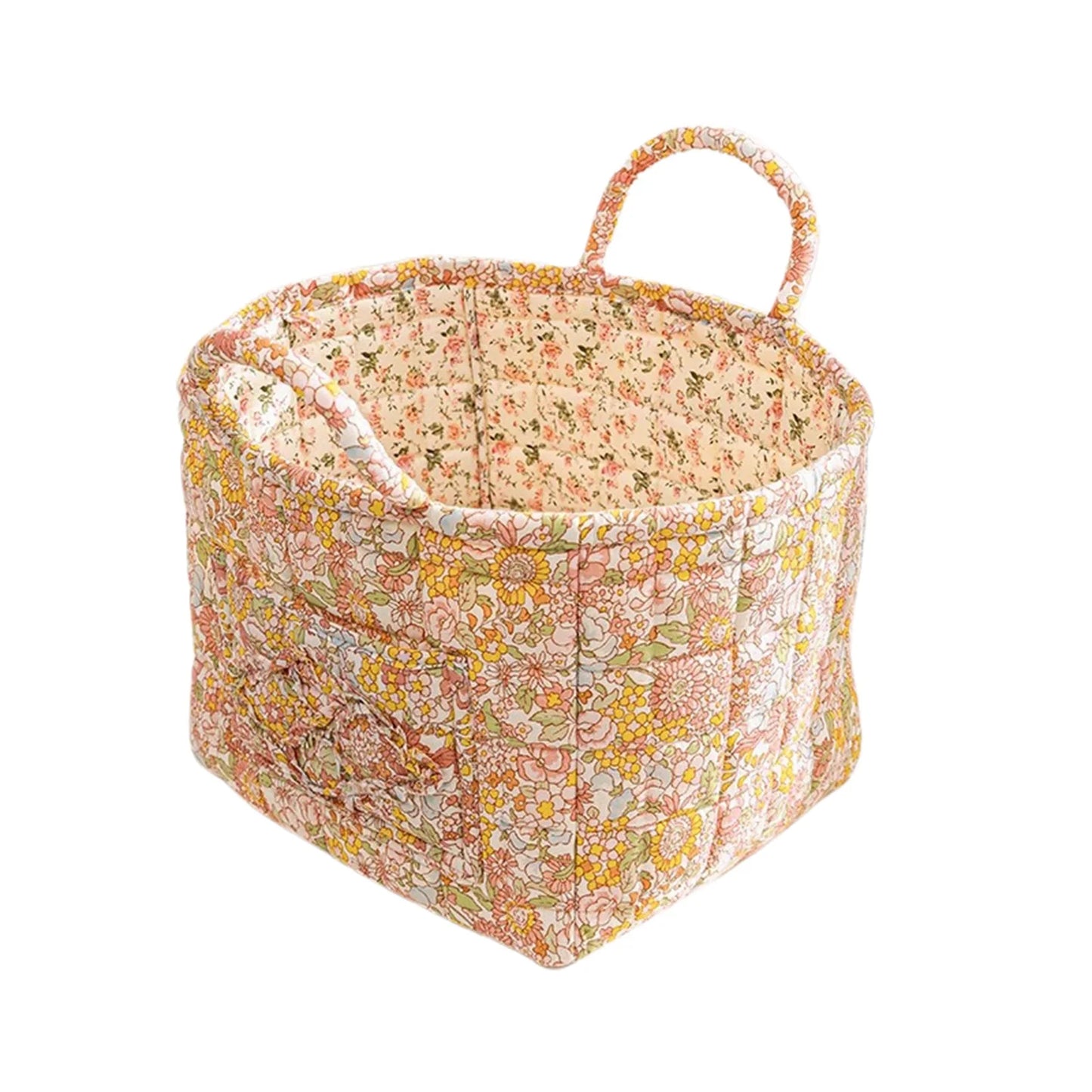  Large Fabric Storage Basket – Foldable Laundry Hamper with Handles